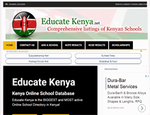 Tablet Screenshot of educatekenya.net